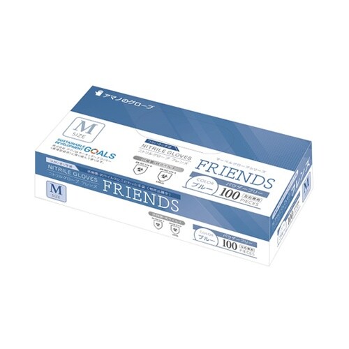 ニトリルグローブフレンズ M 100枚