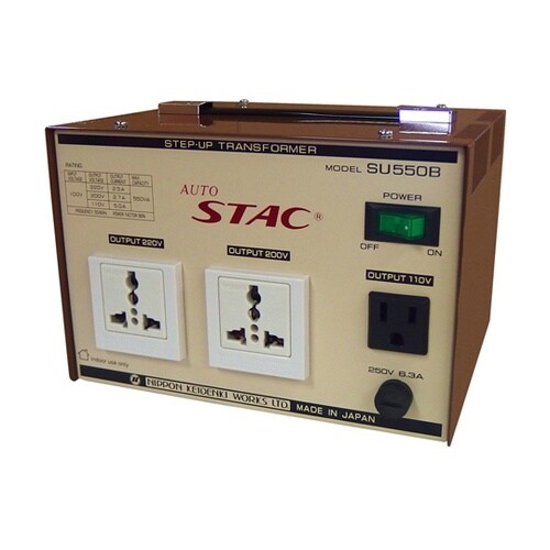 交流電圧変圧器(昇圧専用) 550VA