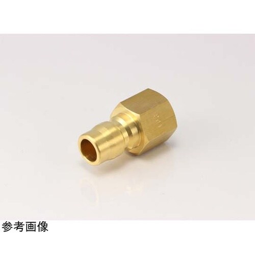 両路開放型プラグ 真鍮製 Rc1/2(内