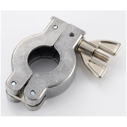 真空ポンプ配管部品 クランプ2 アルミ製