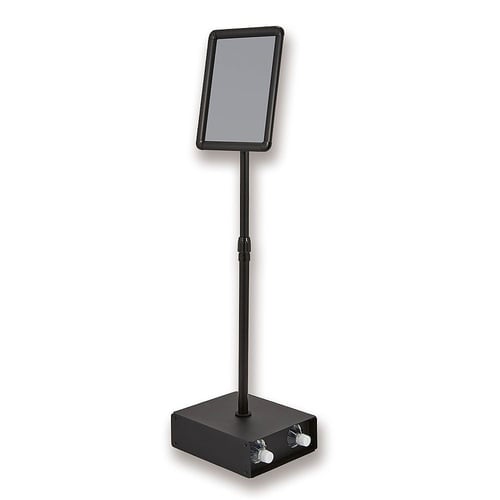 転倒防止アルミ枠ポスタースタンド A4