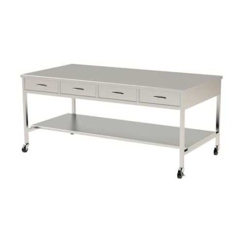 ステンレス作業台 両面引出付 間口180
