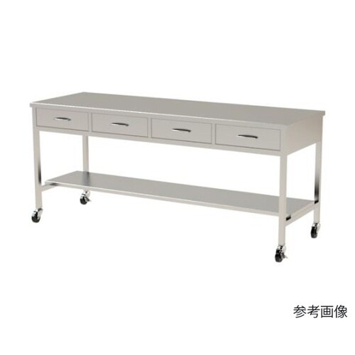 ステンレス作業台 片面引出付 間口900