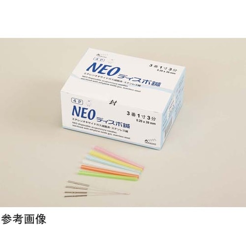 医≫NEOディスポ鍼(4P) 1番 1寸3分