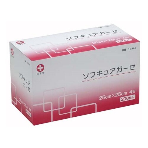 ソフキュアガーゼ 25×25cm 4折