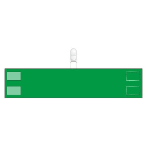 腕章 クリップタイプ(緑) 848−68
