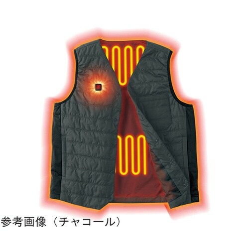 Vネックヒーターベスト(男女兼用) AZ