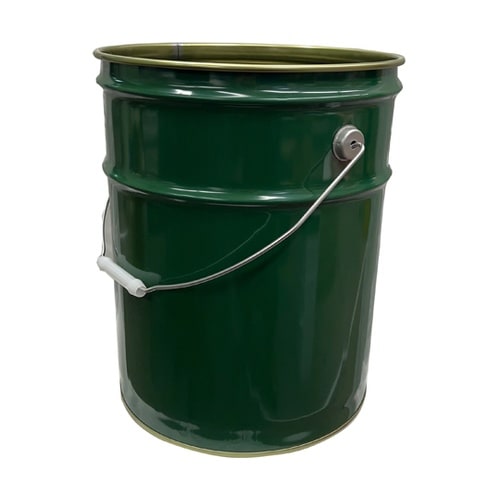 20Lペール缶 本体 緑 256008