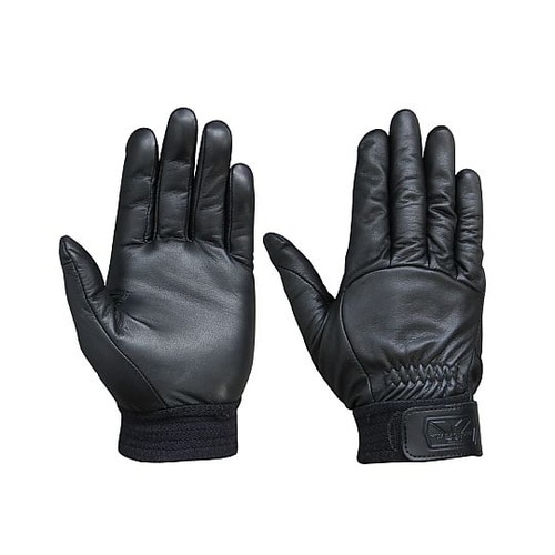 牛革手袋 手の平アテ無(ブラック)M C