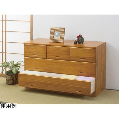 総桐ローチェスト3段5杯引き出し 020