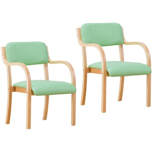 立ち座りサポートチェア 同色2脚組 グリ