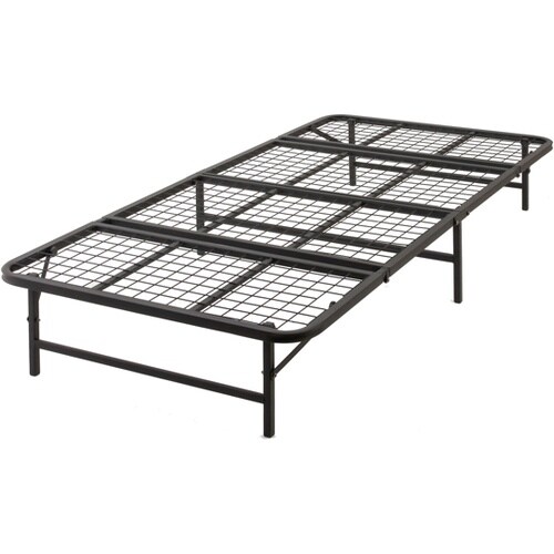 収納式折りたたみパイプベッド シングル