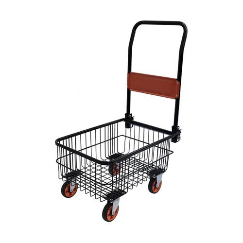 折りたたみ式バスケット台車 深型 専用カ