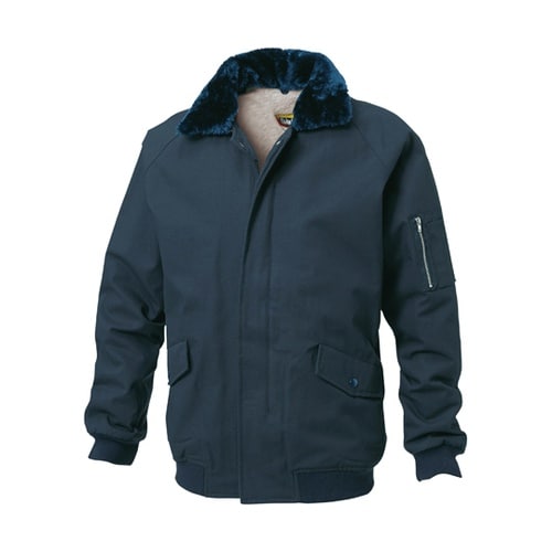 防寒パイロットジャンパー ネイビー 3L