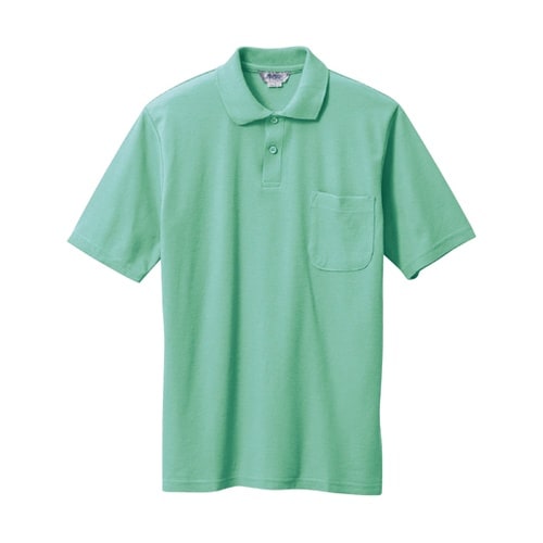 半袖ポロシャツ エメラルドグリーン LL