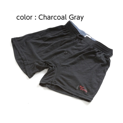 前開きトランクス ブラック LL pir