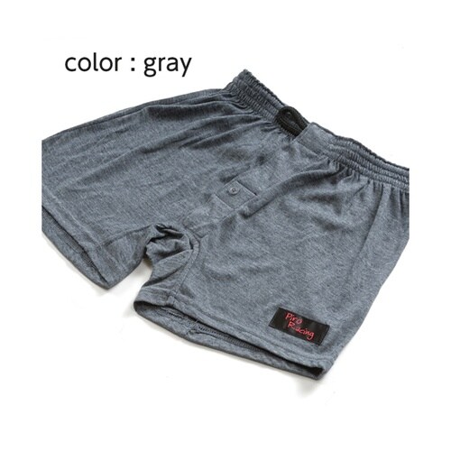 前開きトランクス グレー LL piro