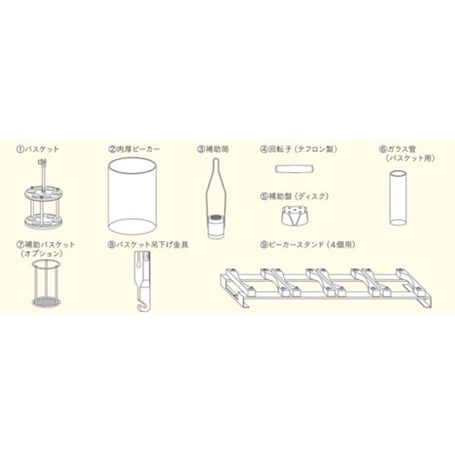 肉厚ビーカー ガラス製 1000mL