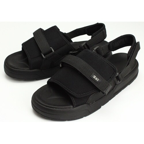 ジャストフィットサンダル ブラック 4L