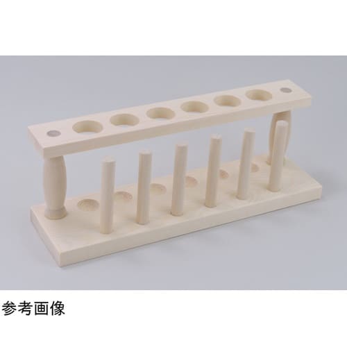 木製試験管立て エコノミー 6本立 zw