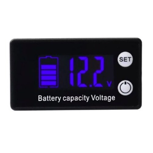 バッテリー容量メーター ブルー BCM−