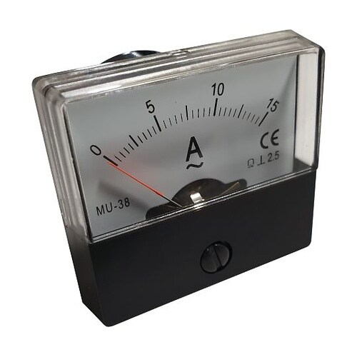 アナログ交流電流計 AC0ー15A MU