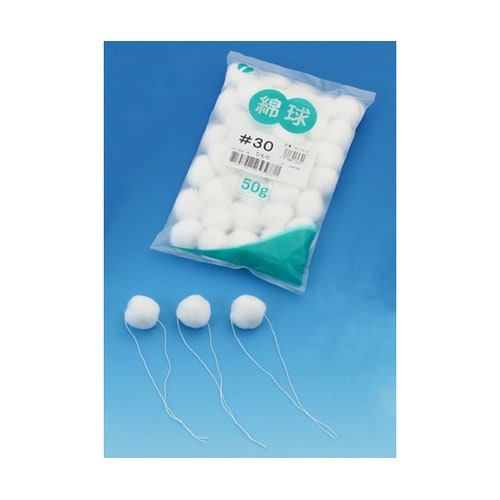 綿球 #30 ひも付 50g 001−0