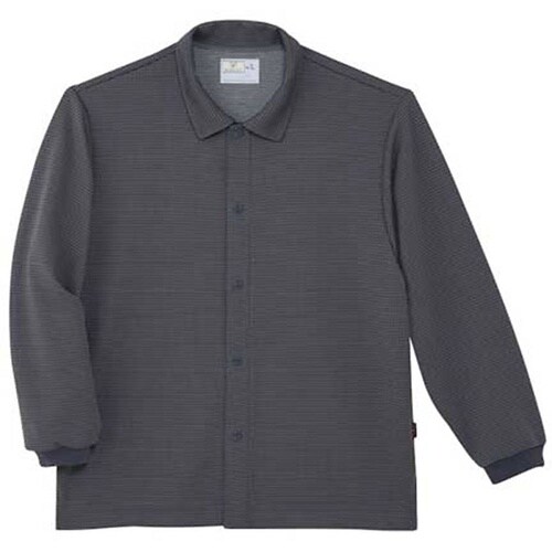 前開きシャツ グレー S(身丈66cm)