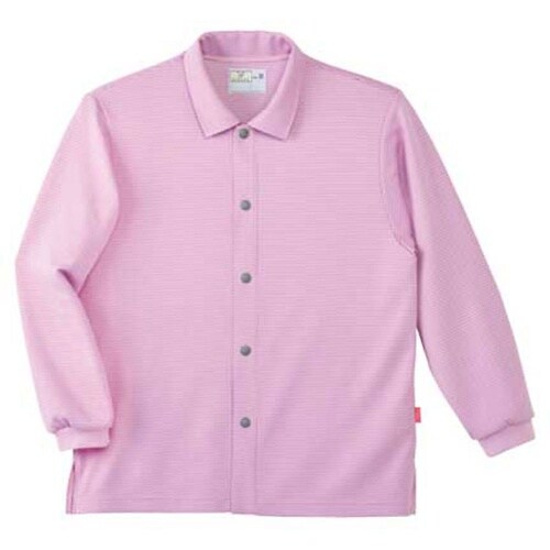 前開きシャツ モーベット L(身丈70c