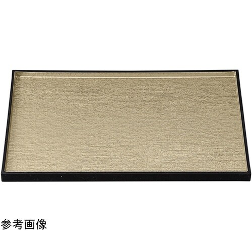 尺3 平成長手布目盆 シャンパンゴールド