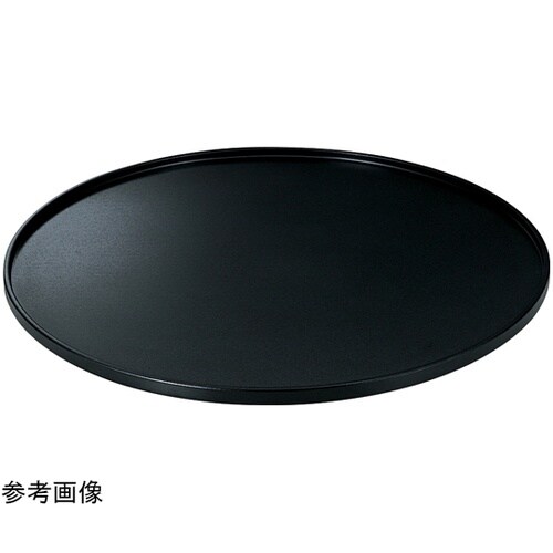 尺4 会席丸盆 黒乾漆(裏塗無) 503