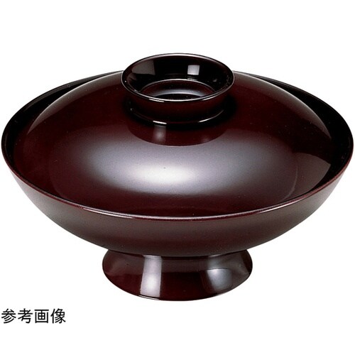 耐熱5.5寸 小槌椀(蓋親)溜 内黒 3