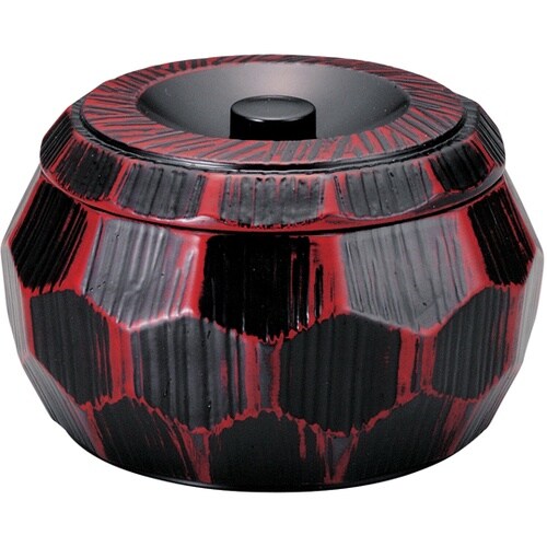 はつり亀甲丼(蓋親)曙塗 4100017