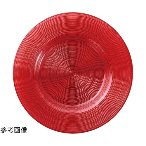 28cm トライタンリムプレート レッド