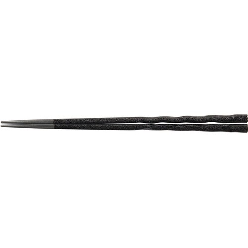PBT22.5cm うず彫箸 黒乾漆 9