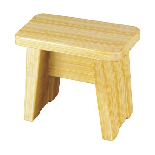 高瀬風呂椅子 白木塗 90020551