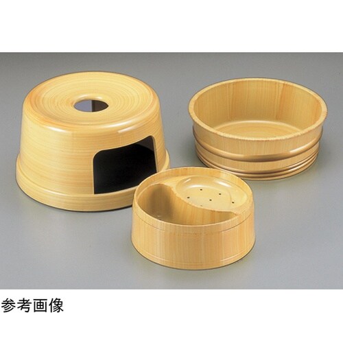 DX丸風呂椅子 白木塗 81283640