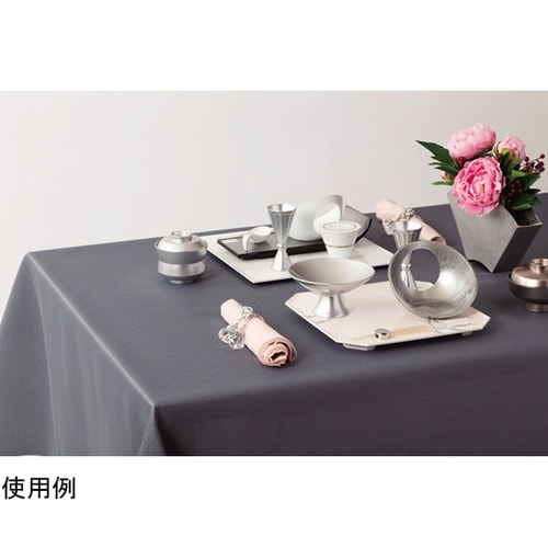 テーブルクロス グレー210cm ×14