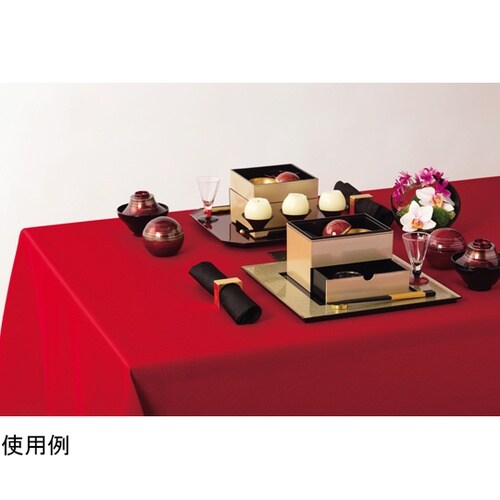 テーブルクロス レッド210cm ×14