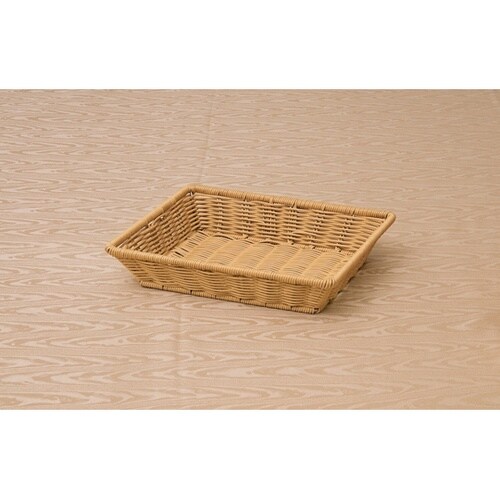 PP長角バスケット 1/2 アイボリー(