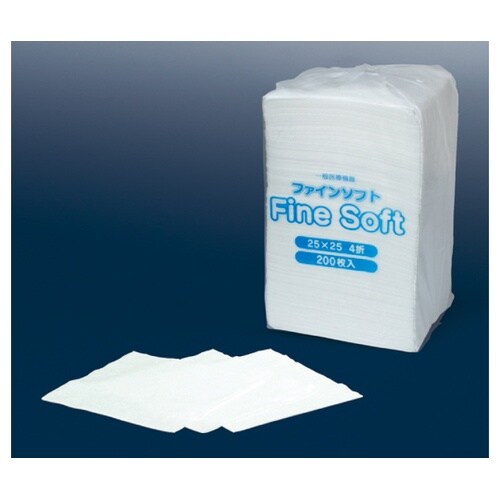 ファインソフト 25×25cm 4ツ折