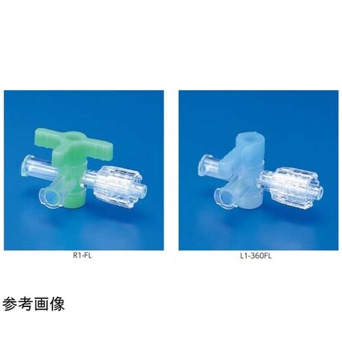 医≫三方活栓 L型 L1−360°FL 1箱
