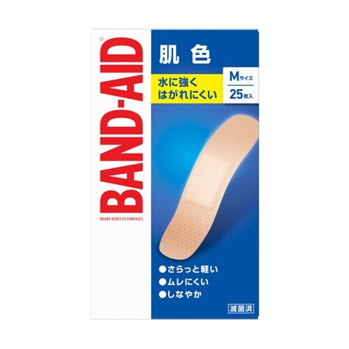 バンドエイド 救急絆創膏 肌色 Mサイズ