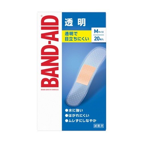 バンドエイド 救急絆創膏 透明 1個(2