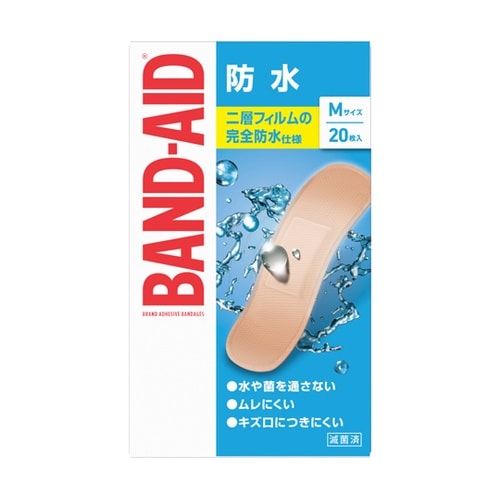 バンドエイド 救急絆創膏 防水 Mサイズ