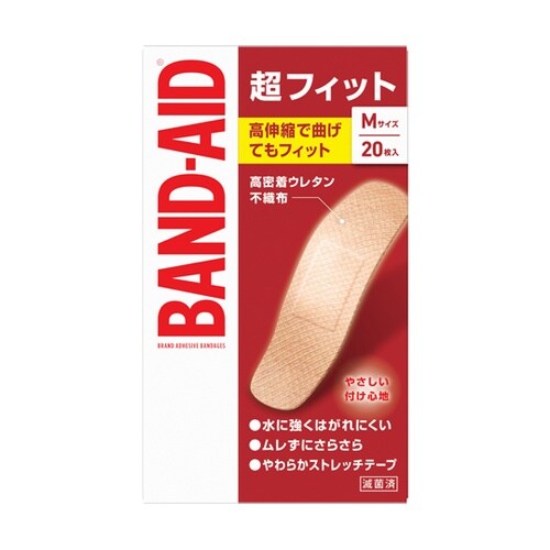 バンドエイド 救急絆創膏 超フィット M