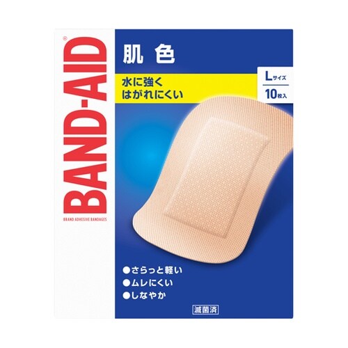 バンドエイド 救急絆創膏 肌色 Lサイズ