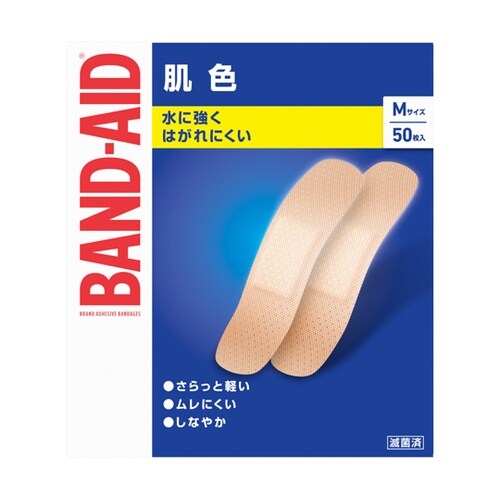 バンドエイド 救急絆創膏 肌色 Mサイズ