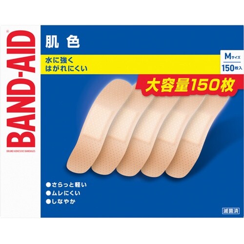 バンドエイド 救急絆創膏 肌色 Mサイズ