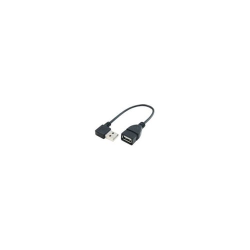 USB L型ケーブル 延長20cm(下L
